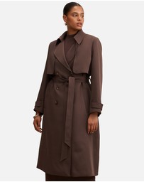 Forever New Curve - Delilah Curve Soft Trench Coat