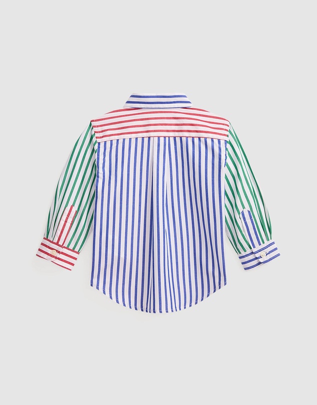 Polo Ralph Lauren - Striped Cotton Poplin Fun Shirt - Babies