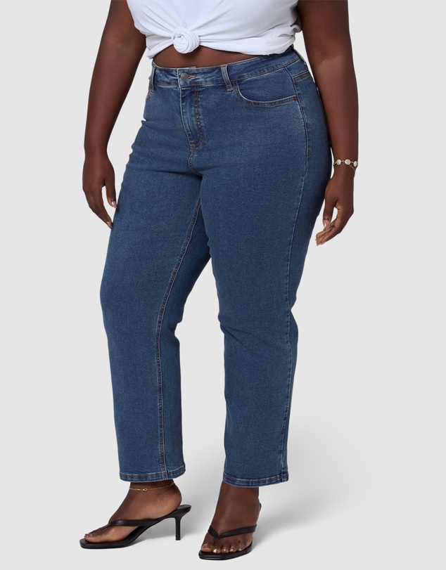 Indigo Tonic - Lia Crop Straight Leg Jean