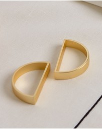 Tablescaped - French Brasserie - Set of 4 Napkin Rings