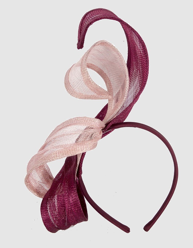 Max Alexander - Sculptured Sinamay Fascinator Headband