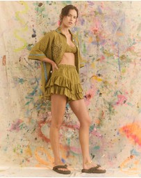 KINGA CSILLA - Hulia Check Fae Frill Skort