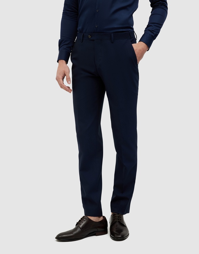 Politix - Wool Blend Regular Stretch Premium Tailored Pant