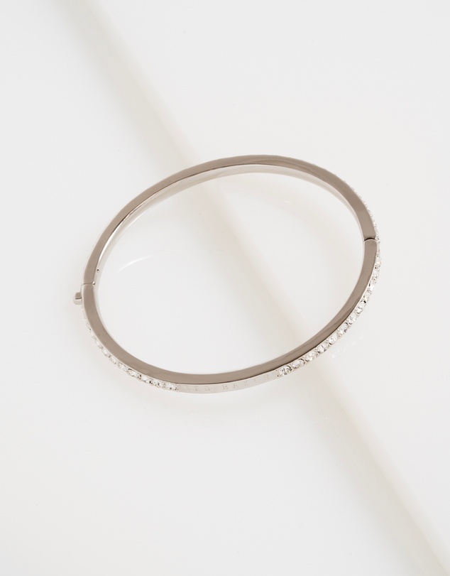 Ted Baker - CLAUDIA: Narrow Crystal Hinged Bangle Bracelet
