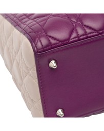 Pre-Loved by Azura Reborn - Pre-Loved Medium Tricolor Lambskin Cannage Lady Dior