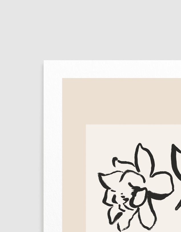 Olive et Oriel - Pure Forms No19 by Treechild Art Print