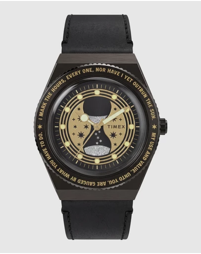 TIMEX - Harry Potter x Q Timex Time Turner Chronograph 36mm Leather Strap Watch
