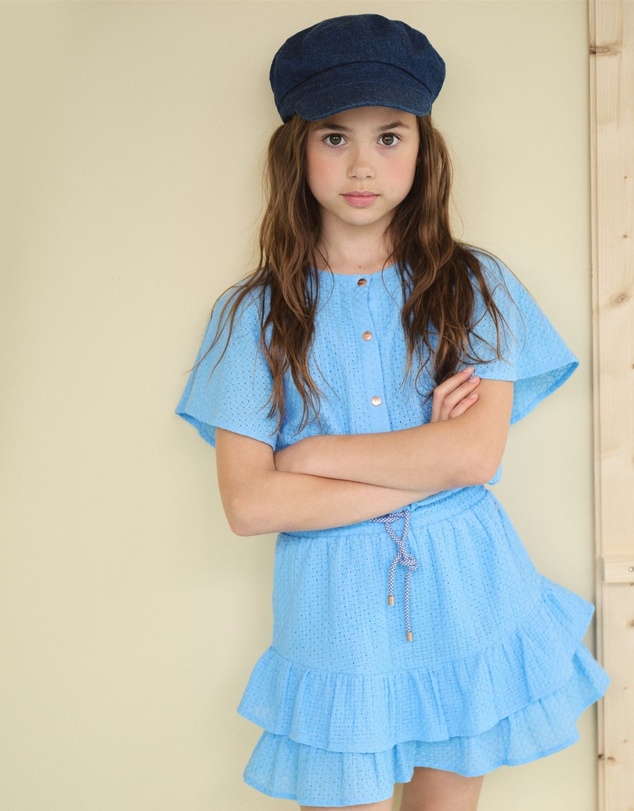 NONO - Siggy Fully Embroidered Dress - Kids-Teens