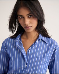 Oxford - Hailey Striped Euro Fabric Shirt
