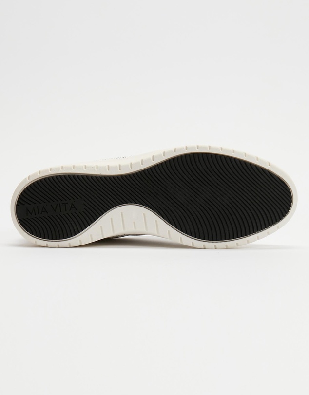 Mia Vita - Belinda Lace-Up Casual Sneaker - White Laser