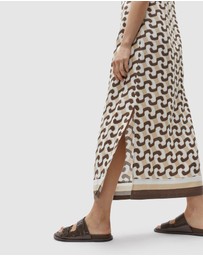 Seed Heritage - Chain Geo Maxi Dress