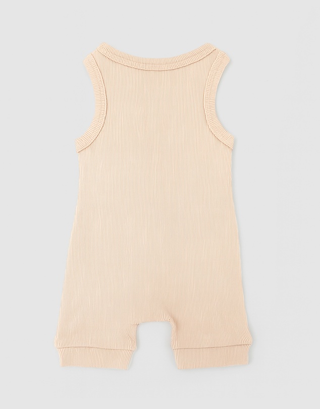 WITH LOVE FOR KIDS - BASICS Ribbed Romper - Babies