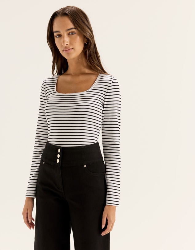 Review - Gia Stripe Top
