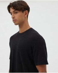 AERE - Linen Blend Knit T-shirt