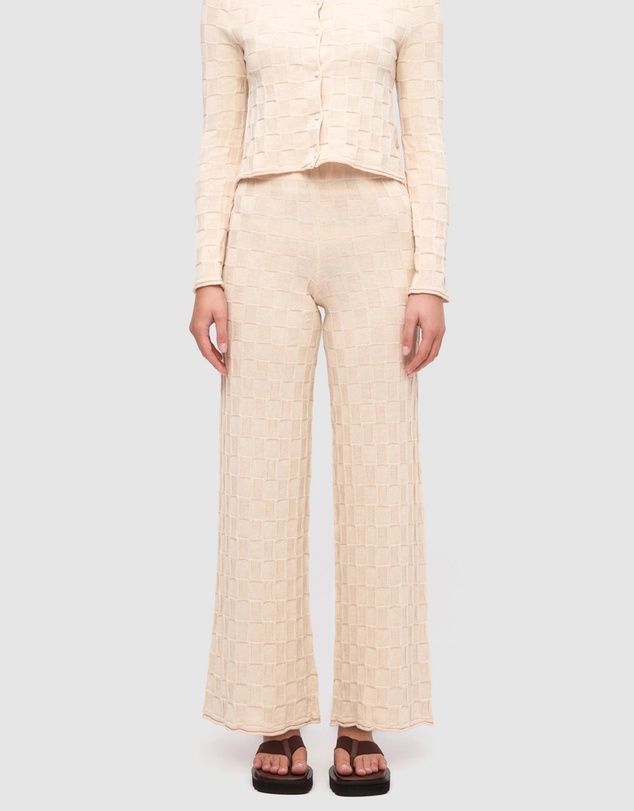 Zulu & Zephyr - Basketweave Knit Pants
