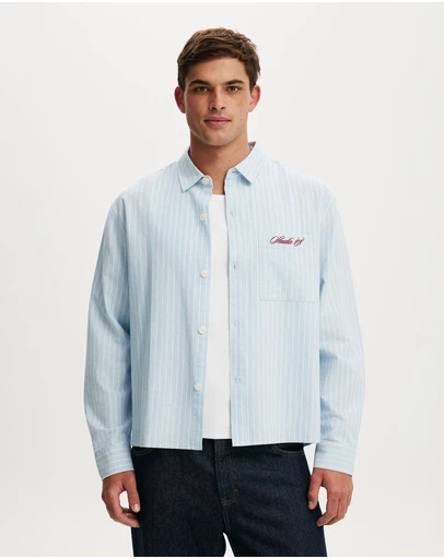 Cotton On - Bedford Long Sleeve Shirt