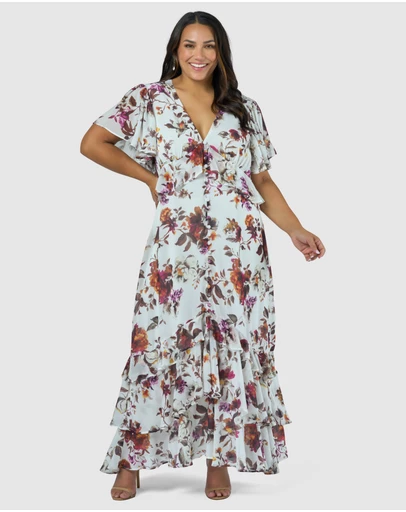 Something 4 Olivia - Lavinia Frill Maxi Dress