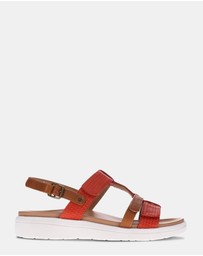 Mia Vita - Bryn Adjustable Sandal - Rose Multi