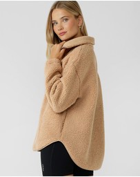 Lorna Jane - Field Teddy Half Zip Hoodie