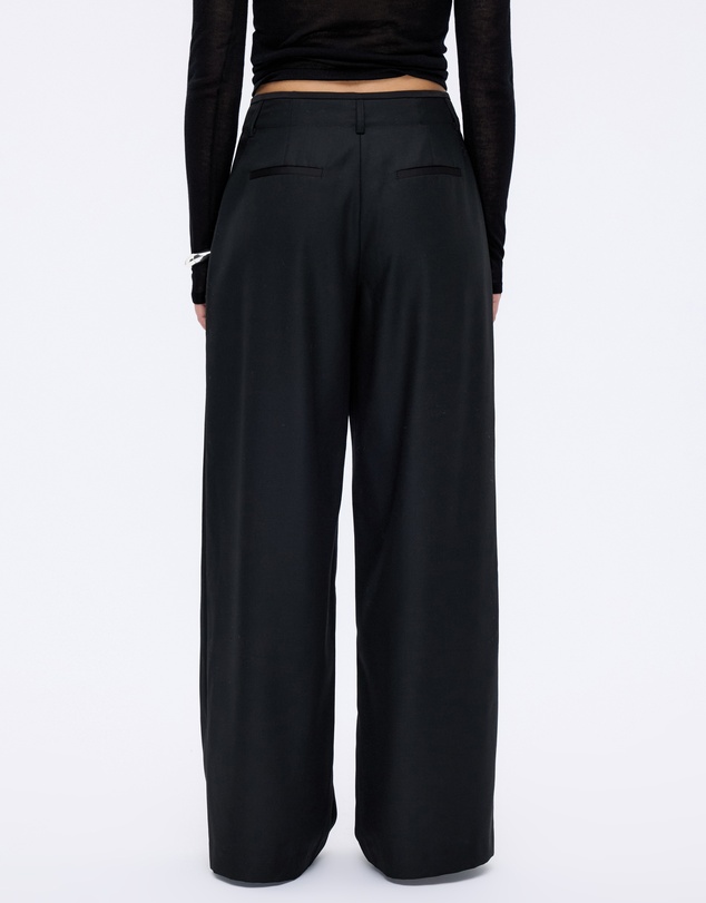 Minima Esenciales - Senna Wool Blend Wide Leg Pants