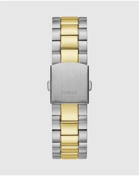 GUESS - Guess Gents and Ladies Set - Connoisseur Two Tone Gents & Mini Luna Gold Tone
