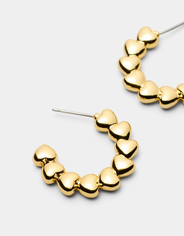 MIMCO - Fated Heart Hoop Earrings