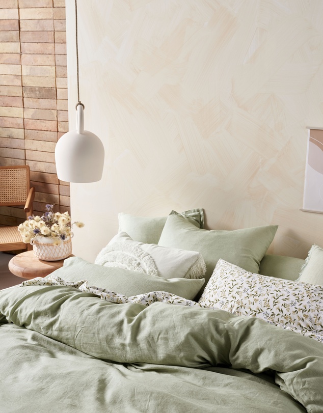 Linen House - Nimes Pure Linen Standard Pillowcase