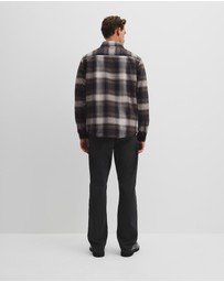 Country Road - Check Sherpa Jacket