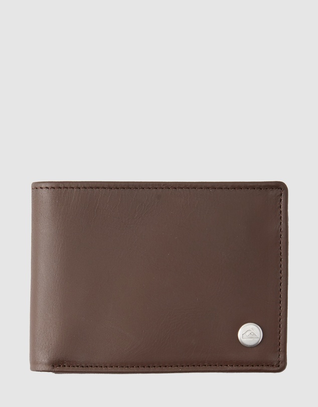 Quiksilver - Mens Mac Tri Fold Leather Wallet