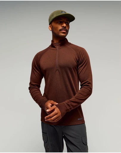 Kathmandu - K-Merino 250 1/4 Zip Long Sleeve Top