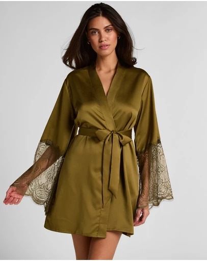 Hunkemoller - Satin Lace Kimono