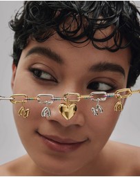 Ania Haie - Silver A Letter Charm