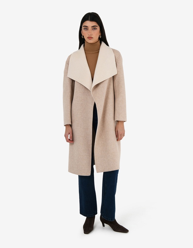 Forcast - Diana Wool Blend Cocoon Coat