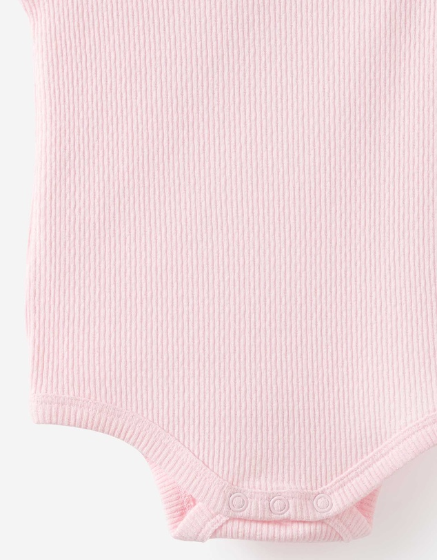 Cotton On Kids - Organic Pointelle Flutter Bubbysuit