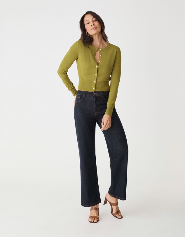 Forcast - Jessie Crew Neck Cardigan