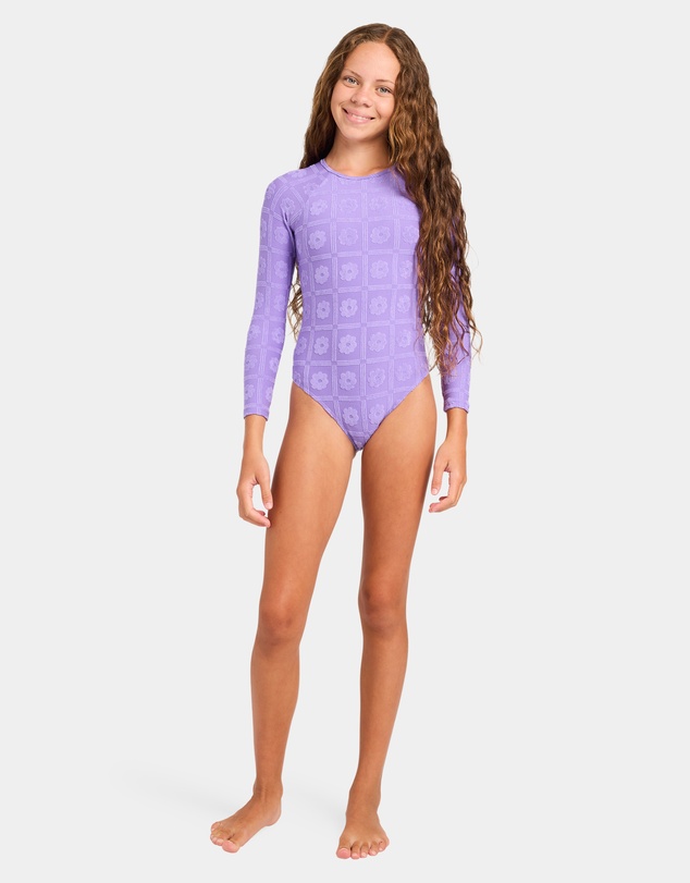Roxy - Girls 8 to 16 The Girls Long Sleeve One Piece Swimsuit