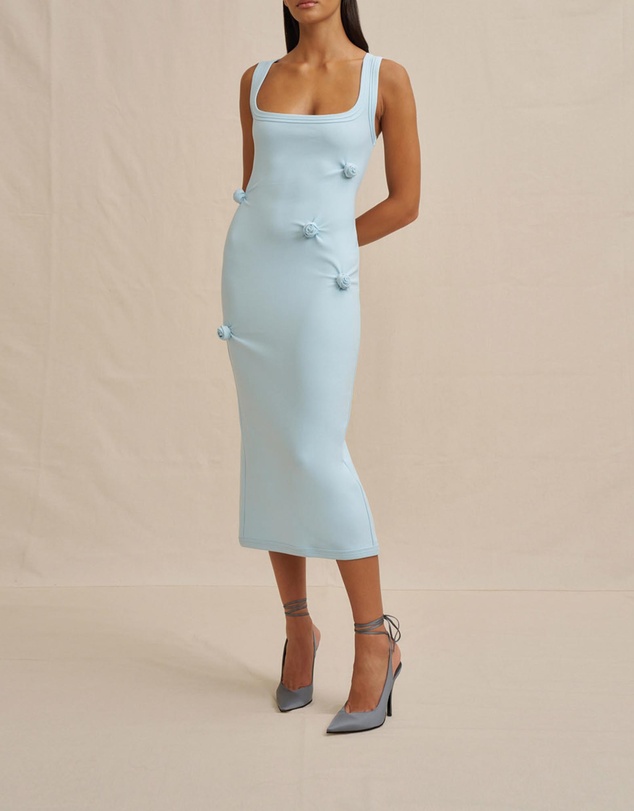 BY JOHNNY. - Rosette Midi Dress