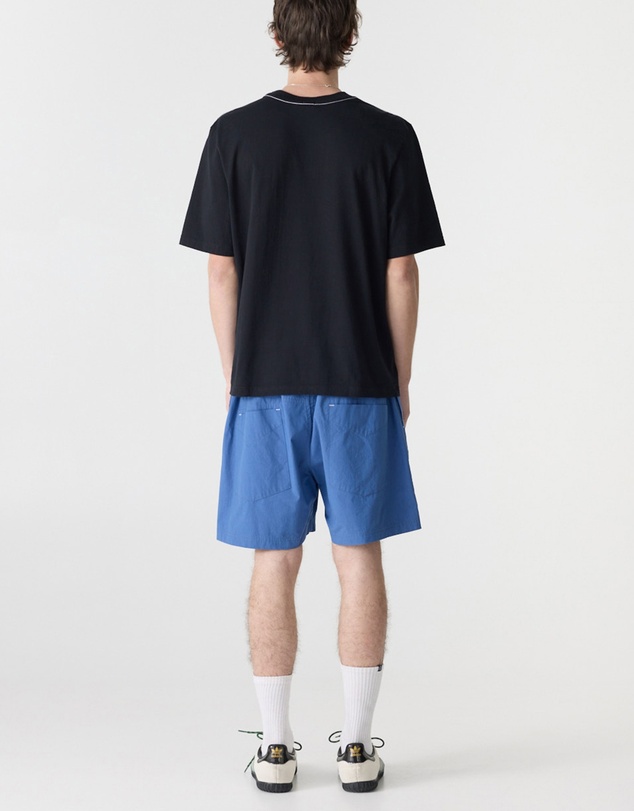 Bassike - Crushed Cotton Pull On Shorts