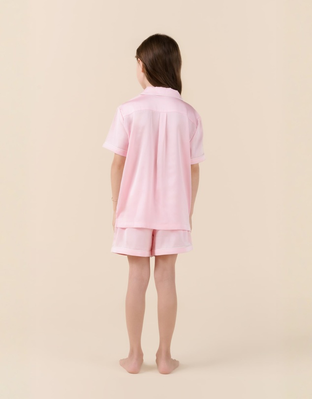 Gingerlilly - Mini Sonia Silky Satin Short PJ Set