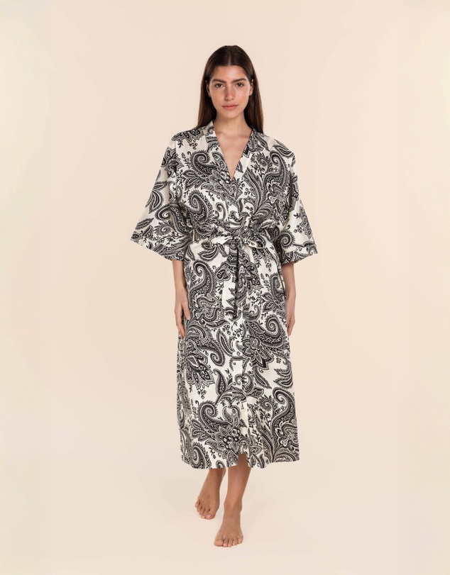 Gingerlilly - Annie Cotton Sateen Robe