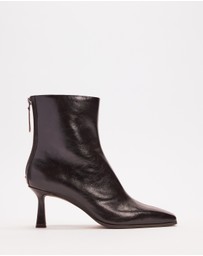 AERE - Karina Leather Ankle Boots