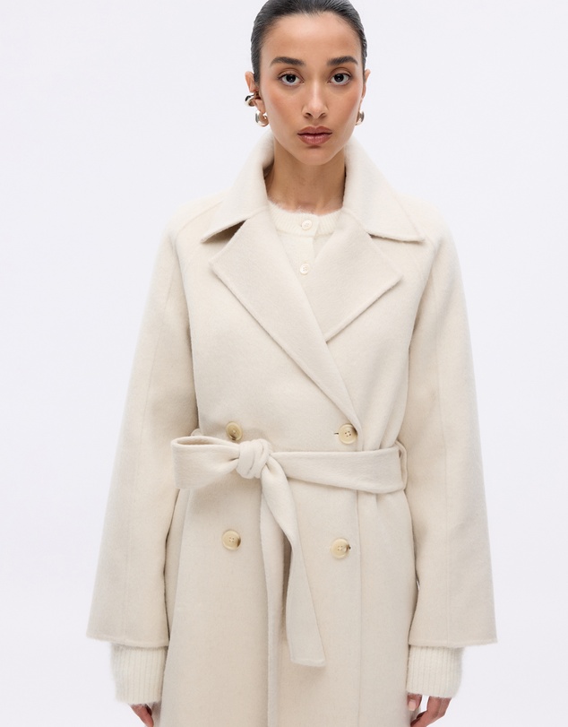 Minima Esenciales - Lian Oversized Wool Trench Coat