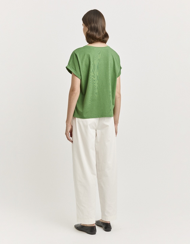 Toorallie - Roll Sleeve Organic Cotton Tee