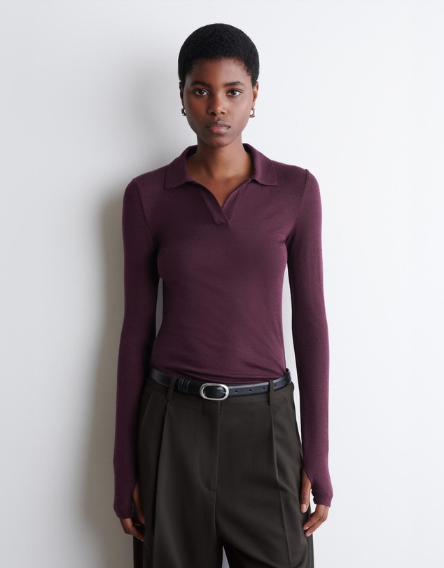 COS - Merino Wool Polo Shirt