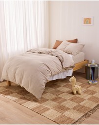 Sheet Society - Leo Washed Cotton Quilt Cover Set