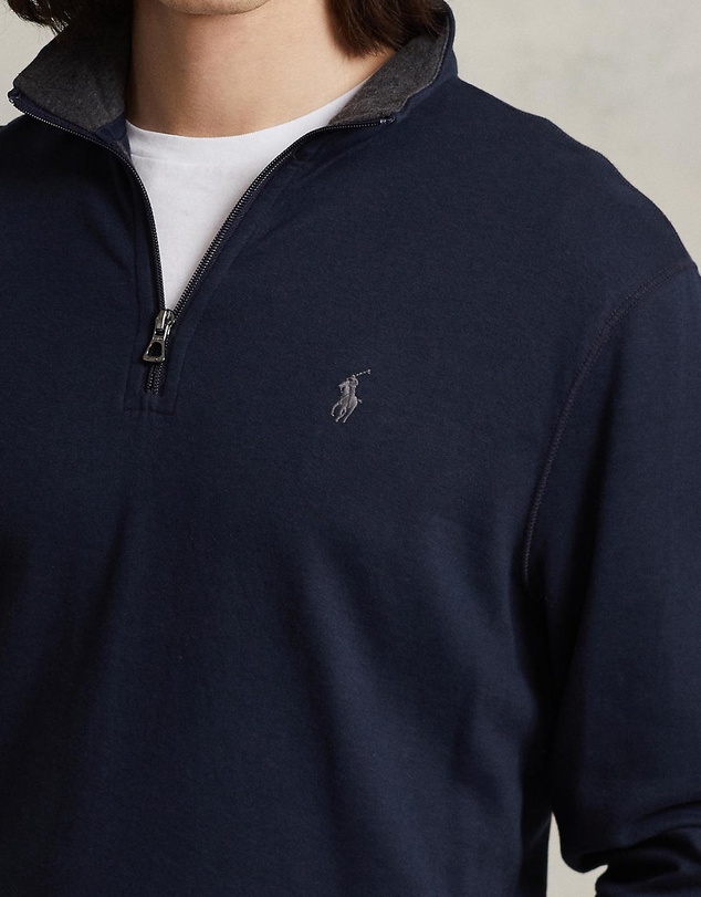 Polo Ralph Lauren - ICONIC EXCLUSIVE - Luxury Jersey Quarter-Zip Pullover