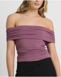 Alice In The Eve - Armani Cold Shoulder Top