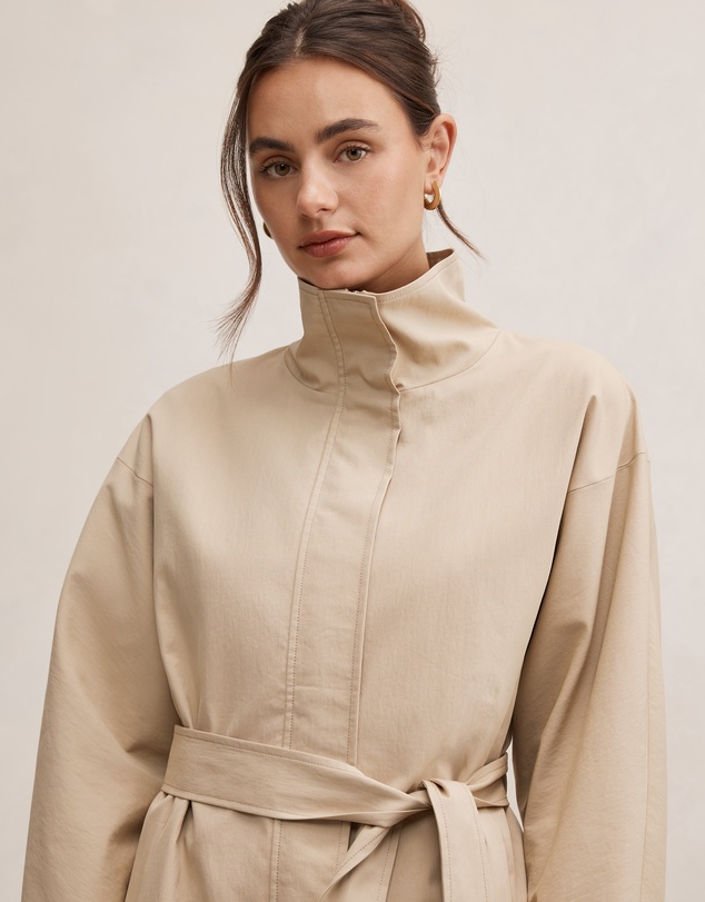 Forever New - Nina Belted Funnel Neck Jacket