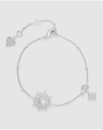 Wanderlust + Co - Sunlit Crescent Silver Bracelet