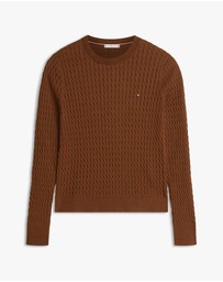 Tommy Hilfiger - Fine Gauge Cable Knit Jumper